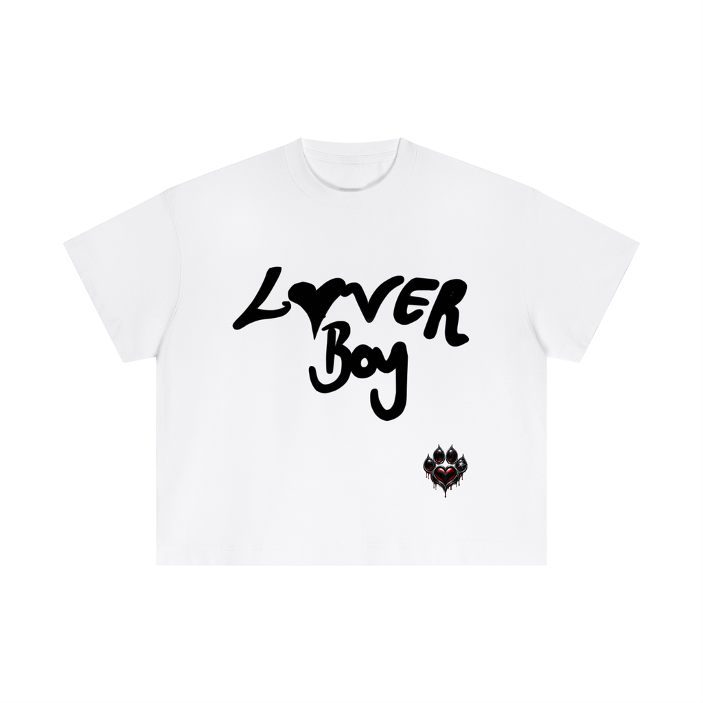 LuverBoy White Boxy T-Shirt