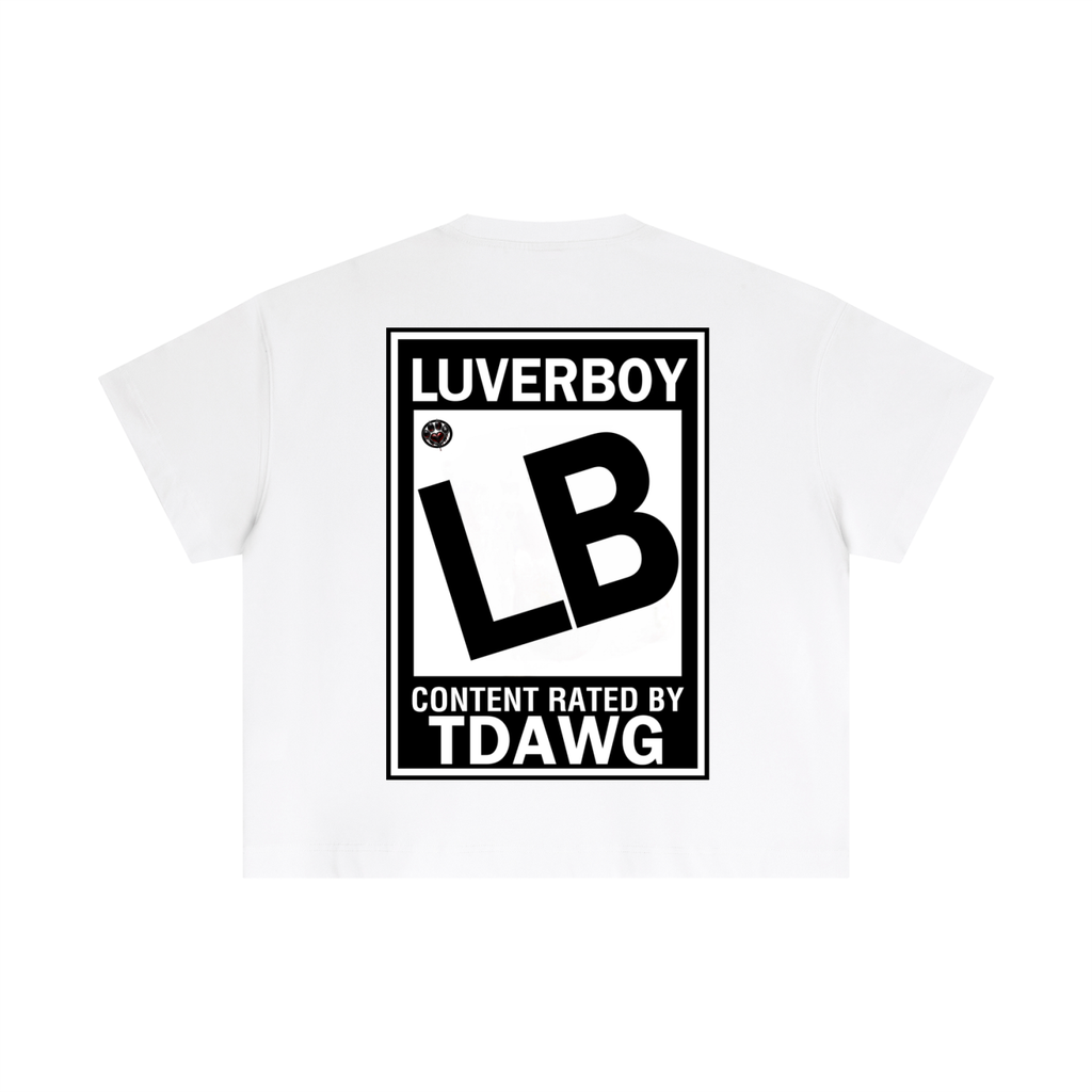 LuverBoy White Boxy T-Shirt