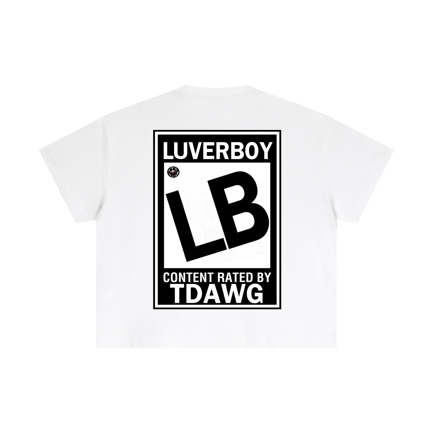 LuverBoy White Boxy T-Shirt