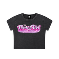 PrettyGirl Snow Washed Crop Top