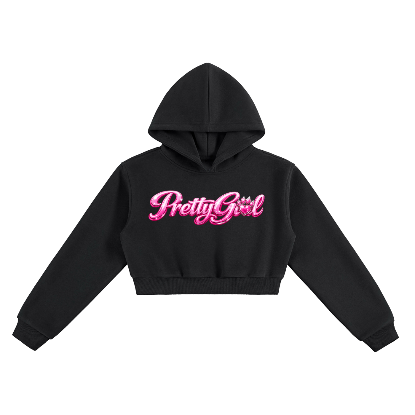 PrettyGirl Cropped Hoodie